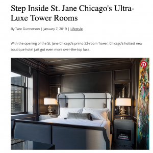 Michigan Avenue Magazine | Review | St. Jane Hotel Press